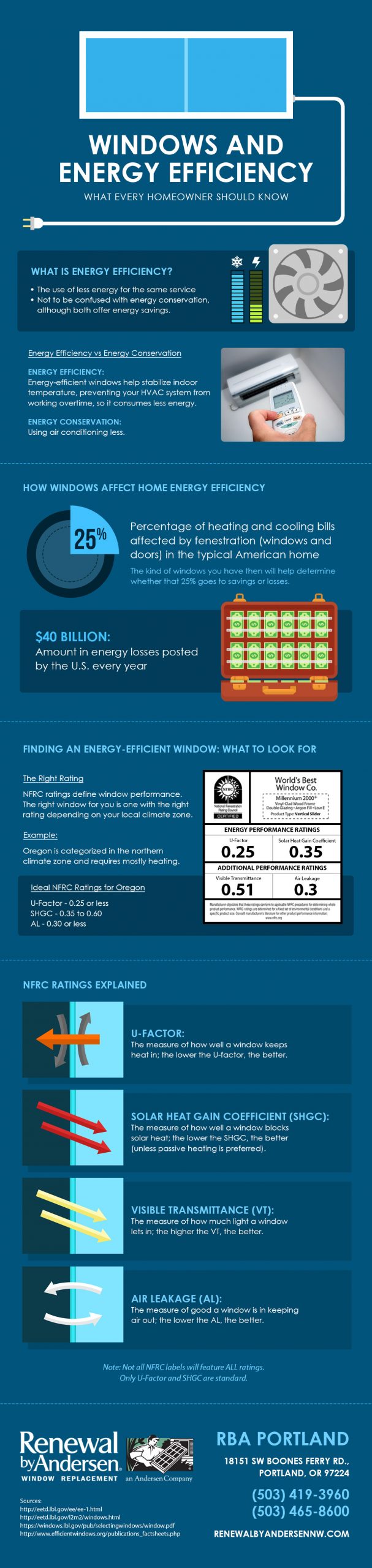 Infographics Windows Energy Efficiency Every Homeowner Know